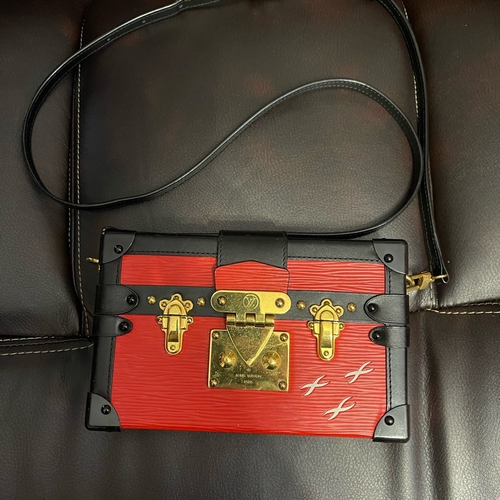 Louis Vuitton Petite Malle Hard Trunk Crossbody